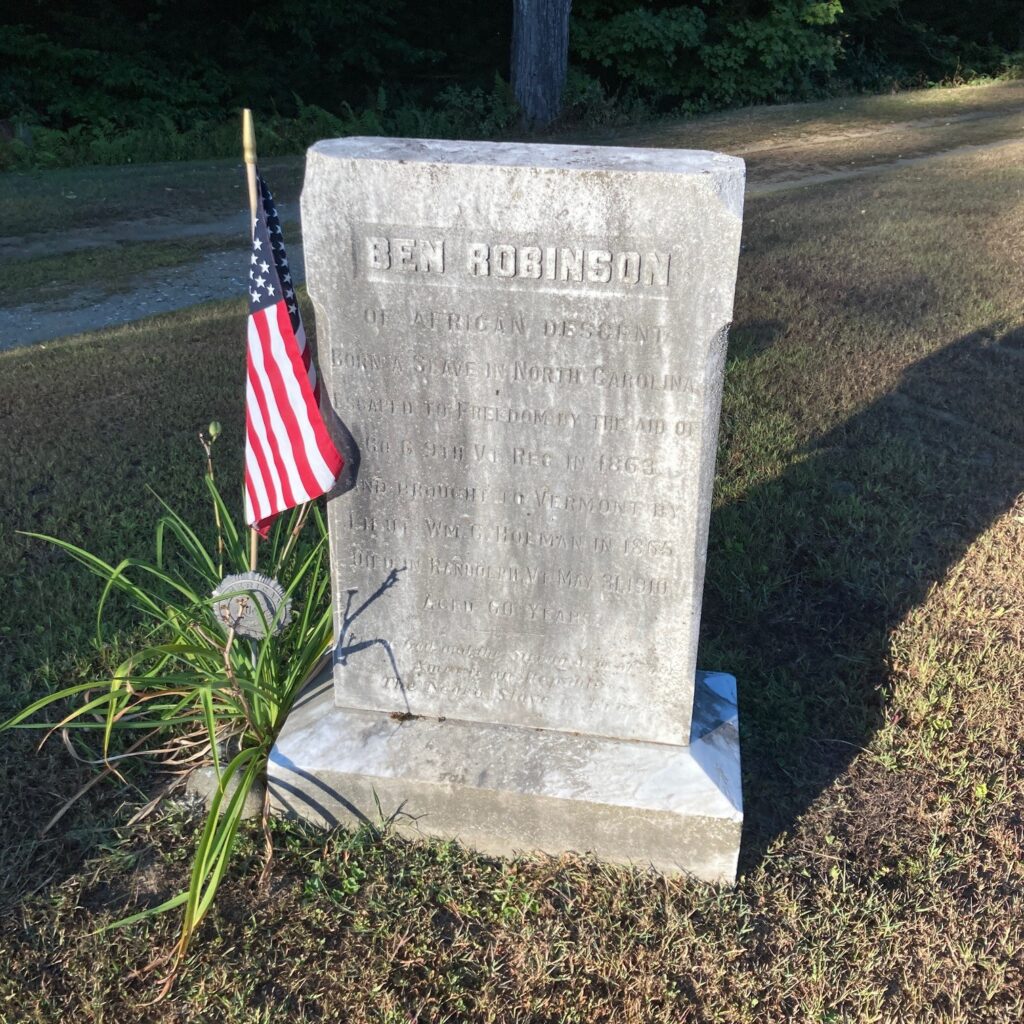 the grave of Ben Robinson